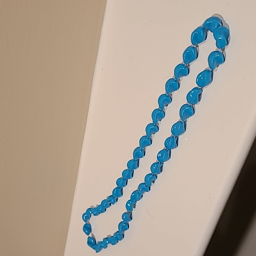 Vintage plastic bead necklace
